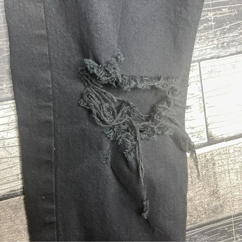 Pistola Womens Jeans Size 24 Black Distressed Skinny Ankle Length Stretch Fit 00 - Picture 4 of 11